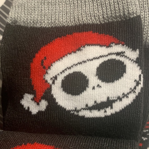 Nightmare Before Christmas 2-Pair Pack of Jack Skellington Crew Socks - Picture 7 of 9